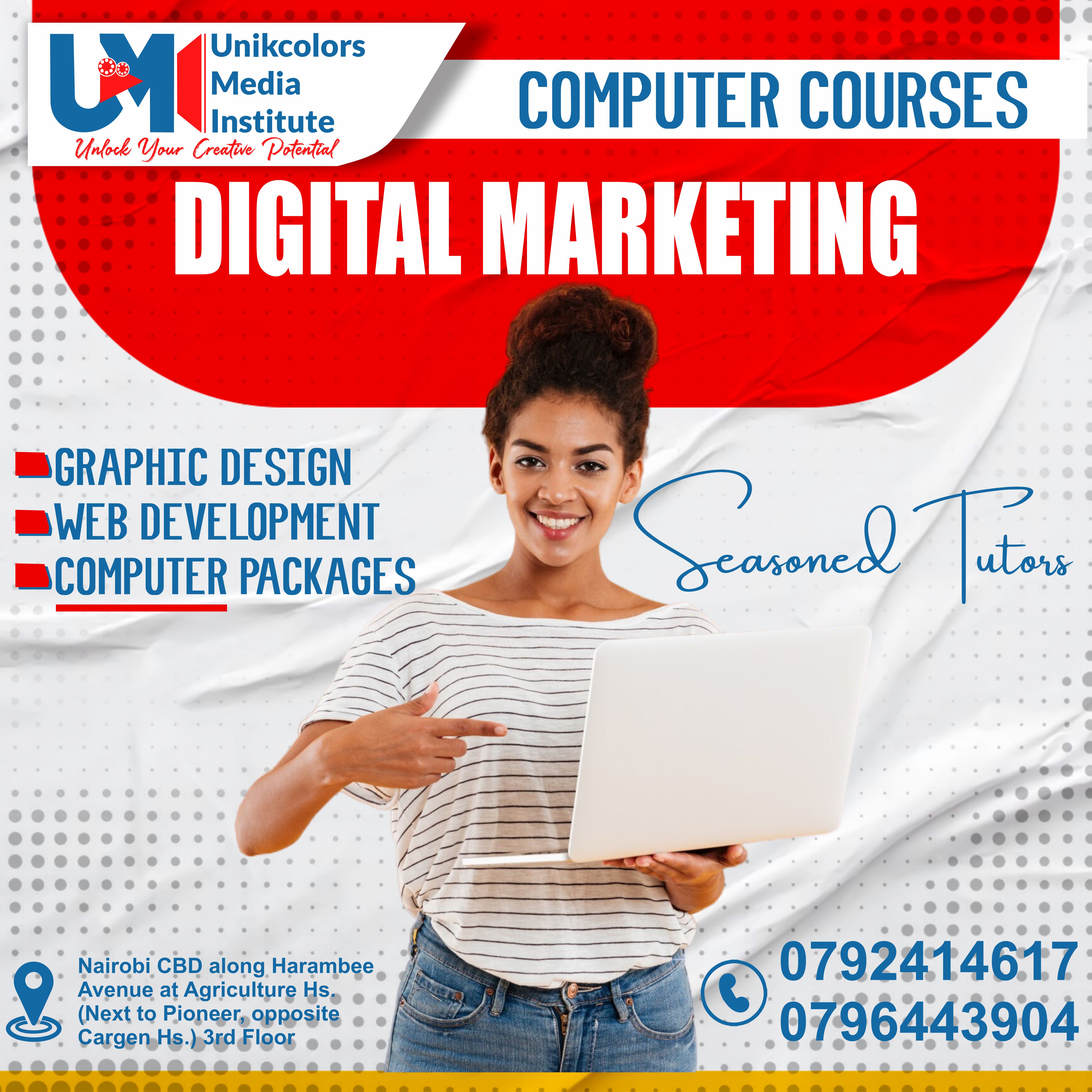 COMPUTER COURSES - DIGITAL MARKETING | GRAPHIC DESIGN | WEB DEVELOPMENT | COMPUTER PACKAGES COURSE